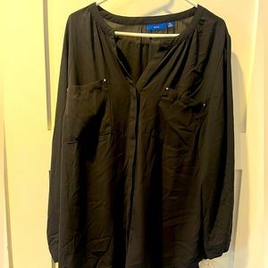 Apt 9 long black blouse